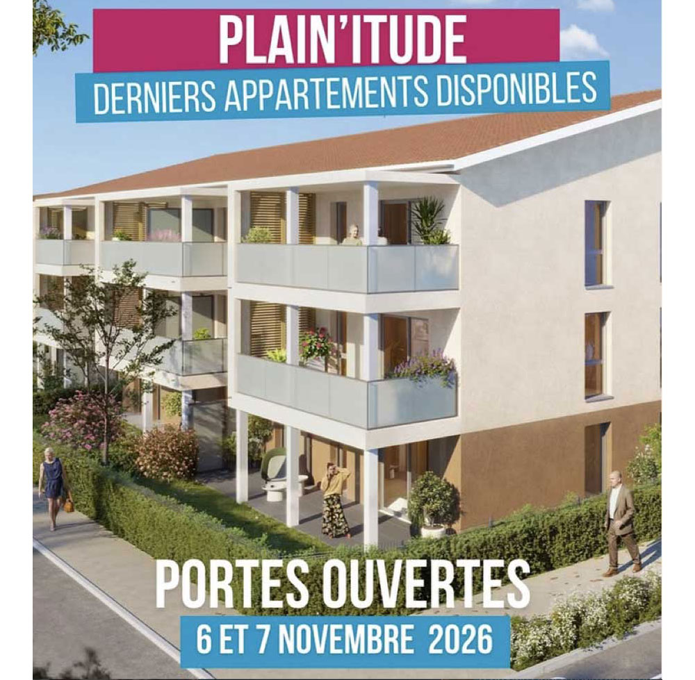 Découvrez les appartements de la dernière tranche de travaux de notre programme immobilier Plain’itude !